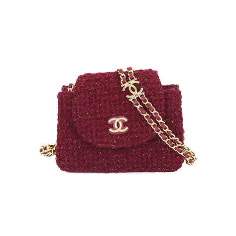 Chanel Mini Matelassé Chain Shoulder Bag 